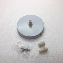 펜던트 램프 원형 천장 트레이 벽 램프 메탈 베이스 섀시 블랙 화이트 스트레이트 에지 트레이 키트 걸이식 액세서리, 02 White_02 10CM