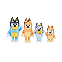 블루이 Bluey 와 프렌즈 피규어 2.53인치 4팩 세트, New Expressions - Bluey/ Bingo