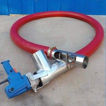 곡물이송기 흡입기 사료 호스 운반기 컨베이어 분말 스크류 탑재 양곡기 기계 차량 비료 운반 벼 쌀, 총길이 2m에 소 힘줄 두껍게