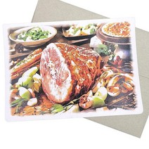 Thinking of You 콘비프 및 양배추 카드 봉투 포함 (17.8 x 12.7cm(7 x 5인치) 모든 경우에 사용할 수 있는 빈 내부) 성 패트릭의 날 가족 식사 저녁, Ham - 200