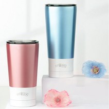 스테인레스 블링 텀블러 블루(휴대하기 편하고 커플아이템으로 사용하기 좋은 파스텔 텀블러), 블루