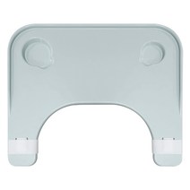 가온씨엔티 다용도 국내산휠체어식탁 휠체어테이블 ABS플라스틱 컵홀더 2개, 민트