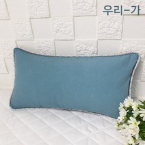 우리가 수제 순면 80수 고밀도 바이오워싱마운틴삥 누빔솜덧댐 기능성 유아 편백 메밀 베개커버25x45(커버만)