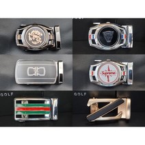 [국내당일발송] 자동벨트 40MM 버클 / 워치형 라운드형 홀로그램 / 남성 남자 자동벨트 버클 버클만, 18-제트, 실버