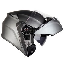 MT STORM 스톰 시스템 풀페이스 오토바이 헬멧 바이크, 무광그레이