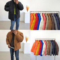간빠레 겨울 어택 12컬러 웰론빵빵 포켓 커플 숏패딩 점퍼