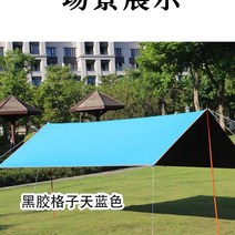 완벽 챠양막 타프 가림막 선쉐이드 전원주택 천막 방수 루프 그늘막 가리개 농막 비 옥상 캠핑 접이식 테라스 차광막 차양막 정원 햇빛, 3m*3m 스카이블루 (2m스텐봉 2개)