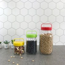 파미레 멀티 저장 유리병 과일청 공병 담금주 매실, 1개, 450ml/색상랜덤