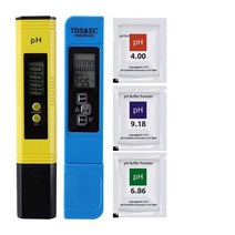PH측정기 디지털 phtds ec meter 테스터 온도계 펜 물 순도 ppm 필터 수경법 수족관 수영장 물 모니터, pH ec 미터 상자 없음