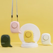 usb미니선풍기 목에거는 무엽 미니 핸드타입테이블 편리한 충전 휴대용 식휴대용 타입학생 가능 ., T03-아이스화이트포기 DIY스티커