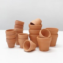 식물시간 small clay pot 작은 토분 테라리움 장식용 화분