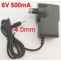 AC DC 어댑터 Omron HEM-7121 HEM-7120 혈압 모니터 용 6V 500mA 0.5A 1 개, [01] EU plug