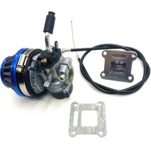 오토바이 atv 49cc 성능 2 행정 47cc 49 cc 미니 포켓 바이크 용 19mm 기화기 공기 필터 메인 폴드 어셈블리, red-ppr 새로운