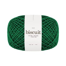 울클럽 비스켓 뜨개실 150g 1볼, 그린, 1개