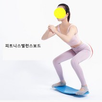 스타무역 밸런스보드 코어운동 균형운동 피트니스 근력강화 실내운동, 블루