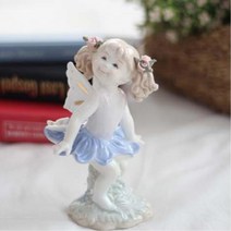 사랑스런 도자기 팅커벨요정 선반인형 매장데코용 디자인소품 휴식공간 리빙용품 어린이집입구 유치원교실, C