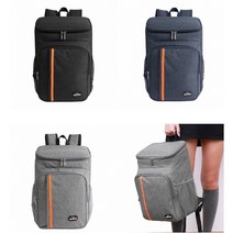 조이풀 보온보냉 백팩 아이스백 (18L) (28x18x40cm) 쿨러백 도시락가방 소풍 피크닉 캠핑 여행 다용도가방 간식가방 이유식가방 대용량 백팩 배낭형 등산가방, 37943) 네이비