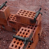 Bricklaying 건설 도구 라이너 벽 빌더 빌딩 와이어 프레임 벽돌 러너 서랍 해결사 고정 장치, 01 GJ42-Black-1pcs