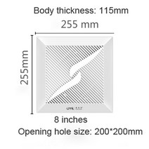 창문형 환풍기 정화조 화장실 창틀 옥상 벽부형 벽 배기팬 81012 인치 침묵 환기 창, 적응했다, 8 인치