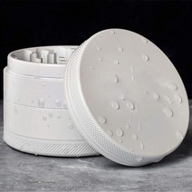 세라믹 코팅 향신료 분쇄기 흰색 붙지 않는 금속 분쇄기-4 레이어 63mm/2.5