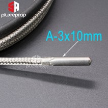 K타입 열전대 센서 3x10mm 또는 3D 프린터 압출 프린트 헤드 온도 부품, 01 A-3x10mm_02 2PCS