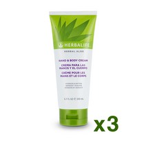 허벌라이프 알로에 핸드 & 바디 크림 보습, 알로에 핸드 & 바디 크림 3개