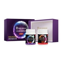 꽃처럼 피어나다 (우마레 가와루) 2개월분 + 사은품 : 노니 바디워시 750ml / 여성 갱년기 호르몬 영양제 호르몬 감소로 인한 각종 증상 개선 일본수입 건강기능 발효식품
