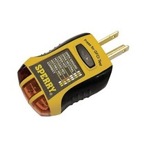 Sperry Instruments STK001 비접촉식 전압 감지기(VD6504) GFCI 콘센트/소켓 측정기(GFI6302) 키트 전기 교류 탐지기 2개 분홍색 노란색 검은색, Pack of 1, 0 - 옐로우/블랙