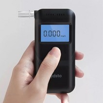 간편한 전기 구강 전동 칫솔 면도기 새로운 xiaomi mijia lydsto 디지털 알코올 테스터 전문 알코올 감지기 음주 측정기 경찰 alcotester lcd 디지털, 검은 색