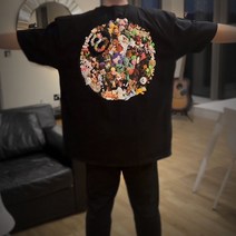 스투시 플러쉬 반팔티셔츠 1904927 Stussy Plush 블랙