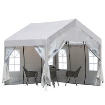 캐노피 천막 텐트 캠핑 야외용 포장마차 옥상 몽골 테라스 바람막이 접이식, 3x3 와인 레드 천포함