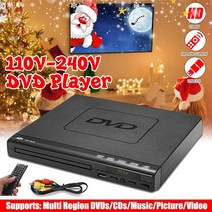 DIVX 플레이어 디빅스 디빅스 코덱멀티 시스템 1080P HD DVD 플레이어 휴대용 USB 2.0 3.0 멀티미디어 디지, 한개옵션0