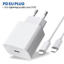 차량용 무선 고속 충전 패드 기존 Apple 20W 자기 무선 충전기 아이폰 13 11 12 14 Pro Max 미니 XS XR X 8, 07 EU Charger and Cable