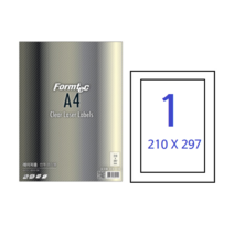 LC-3130(1칸)레이저반투명라벨 폼텍반투명라벨 레저용반투명라벨 폼텍라벨지 10매, 상세페이지 참조