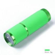 미니 UV Led 빛 LED 램프 네일 건조기 젤 손톱 9 손전등 휴대 성 기계 아트 도구 자외선, 01 Green