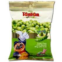 탄탄 와사비 완두콩 스낵 과자, 2개, 60g