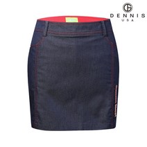[데니스골프] [데니스골프] 여성)데님라이크스커트_네이비_S18MLSK382