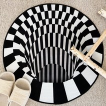 홈트릭아트 3D 입체 착시 거실 카페트 발매트