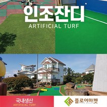 플로어마켓 국내생산 방염 무독성 친환경 인조잔디 테라스정원마당 인공잔디 옥상조경베란다 야외 실내 시공 강아지애견 카페트 골프장 롤매트, 1000개, P1000 2M*0.25M