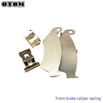 OTOM 오토바이 앞뒤 브레이크 캘리퍼 수리 키트 가이드 핀 스프링 절연 패드 닛산 혼다 CR125R CR250R CRF250X/450R, Front Caliper Spring, Front Caliper Spring