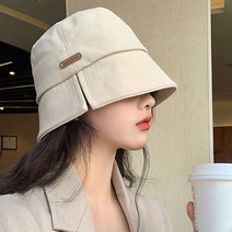 [사은품증정]고급 버킷햇 브이컷 벙거지모자 긴챙 햇빛차단 여성여름모자 SUM 5011