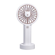 Hqzoomee 미니 선풍기 무소음탁상용선풍기 휴대용 선풍기 대용량 3rd gear USB 사무실선풍기손풍기 FLX, 흰색