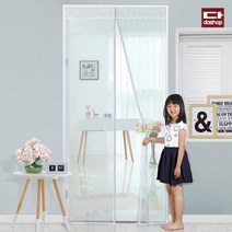 바보사랑 다샵 현관 방문 모기장 베이직 화이트 90x210.다샵(무료배송)