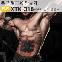 보드미 식스팩 EMS 복부운동기구 저주파 복근 팔뚝 XTK 318, [색상]본상품, 1개
