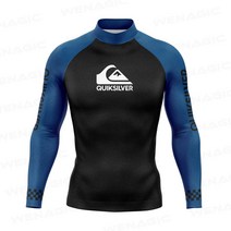 남성 수영 티셔츠 비치 UV 보호 래쉬 가드 다이빙 긴 소매 서핑 슈트 의류 러쉬가드, 05 5_04 M