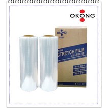 오공 수동랩 스트레치필름 공업용랩 25micX500mmX250M 롤단위, 1롤