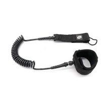 7MM 9FT/10FT SUP 패들 ISUP COILED LEASH 서핑 보드 가죽 끈 슈퍼 강한 웨빙 다리 로프, 7mm10ft full black