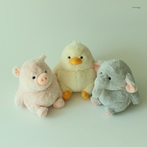 주올로지 배뚠뚠이 돼지코끼리오리 비만인형 동물애착인형, 돼지, 22cm