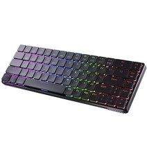 ONIKUMA RGB 청축 무선키보드, 블랙, G29, 텐키리스