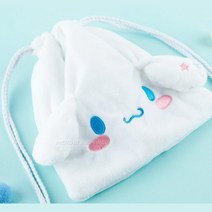 예쁜 화이트 토끼 생리대 소지품 수납 파우치 학교 여행용 소품수납 귀여운